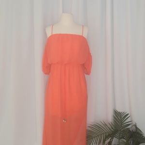 City Triangles Off The Shoulder Long Dress Size S